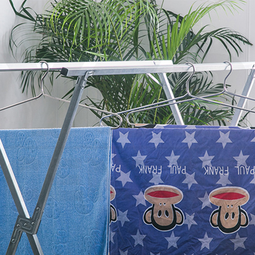 ไม้แขวนผ้าขนหนู ไม้แขวนผ้าห่ม ไม้แขวนผ้าปูที่นอน ไม้แขวนสแตนเลส แพ็ค 2 ชิ้น