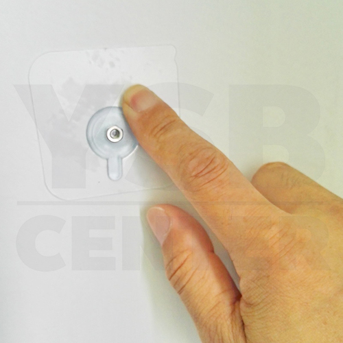 สกรูน๊อต ติดผนังแบบไม่ต้องเจาะผนัง ติดผนังไม่เป็นรอย ผลิตจาก PP คุณภาพดี (แพ็ค 4 ชิ้น) รุ่น C2S035 - C2S039