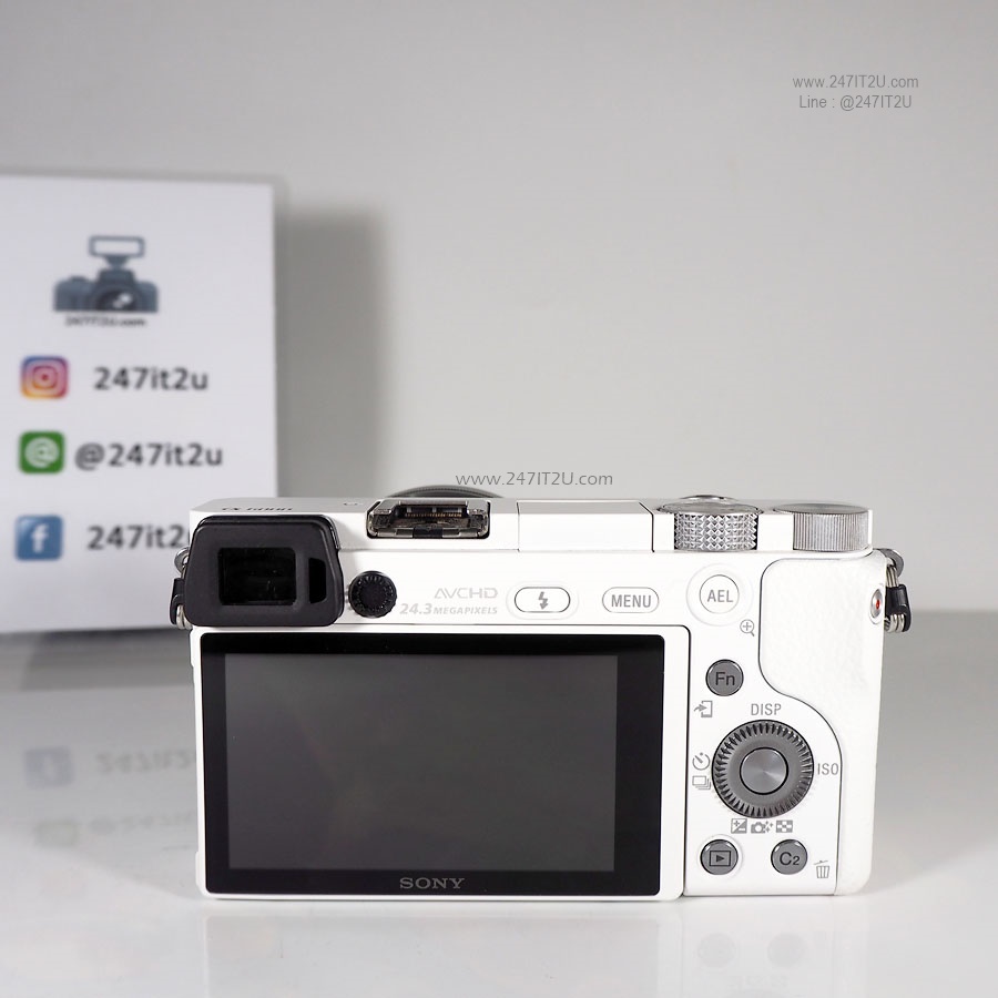 Sony A6000+เลนส์ 16-50mm F3.5-5.6 OSS สีขาว