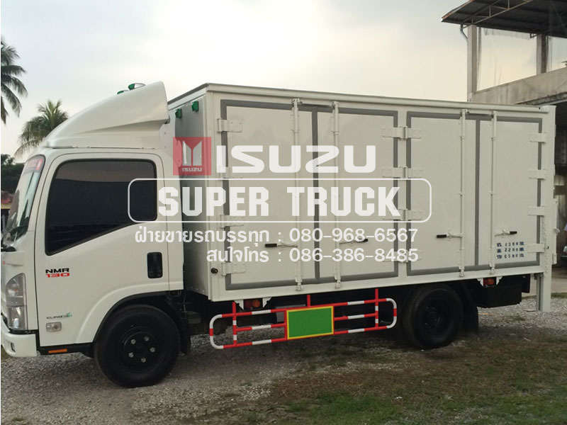 ISUZU NMR แบบตู้อลูมิเนียม (ช่วงต่อยาว 4.3เมตร)