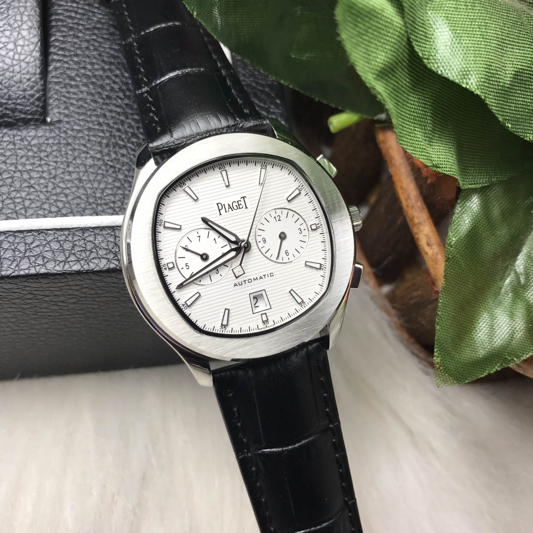 นาฬิกา Piaget PoLo S Chronograph 42 mm. Mirror Swiss สายหนังแท้