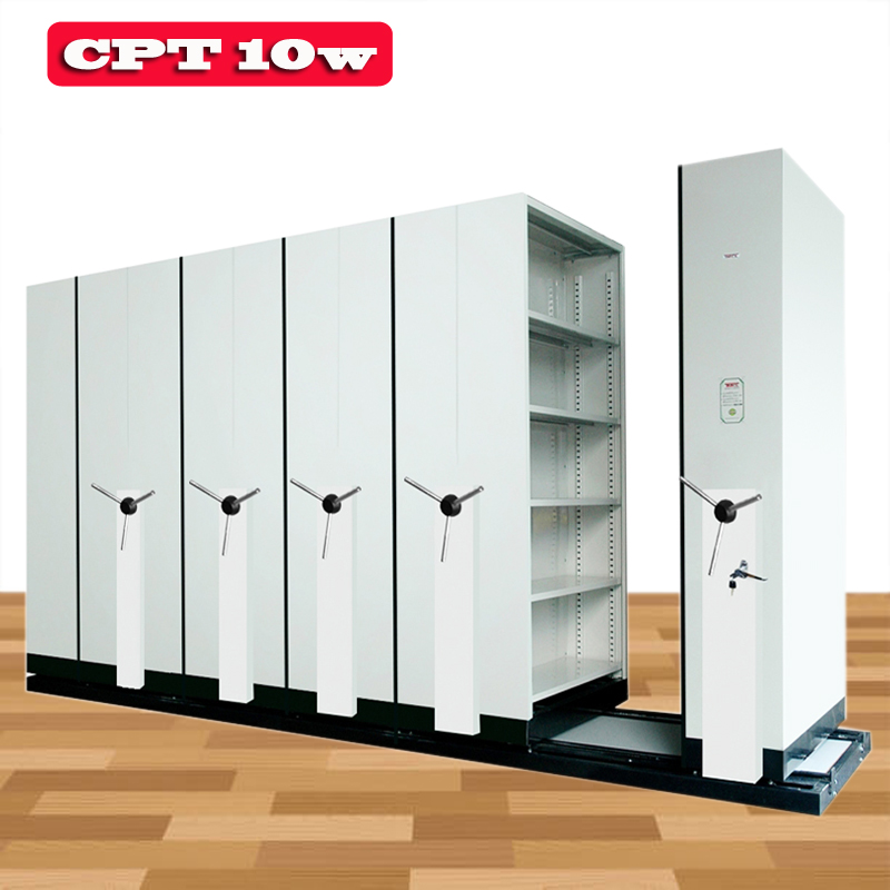 ตู้รางเลื่อน CPT 10W แบบพวงมาลัย 10 ตู้