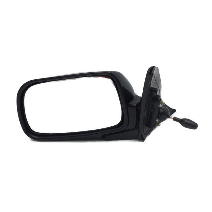 กระจกมองข้าง TOYOTA COROLLA(โคโรล่า) AE110-AE111-AE112 โฉมตูดเป็ด-โฉมไฮทอร์ค รุ่นปรับมือ สีดำ(งานไม่ทำสี) -ราคาต่อข้าง-