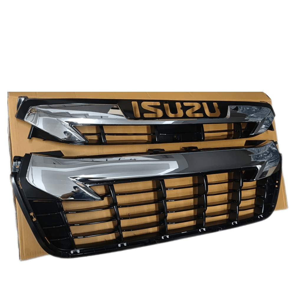 หน้ากระจัง ISUZU D-MAX(ดีแม็ก) โฉมตัวยกสูง ชุบโครเมียม ไม่มีโลโก้ ปี2020-2021 (รหัส:V-CROSS 19-21 ชุบ)