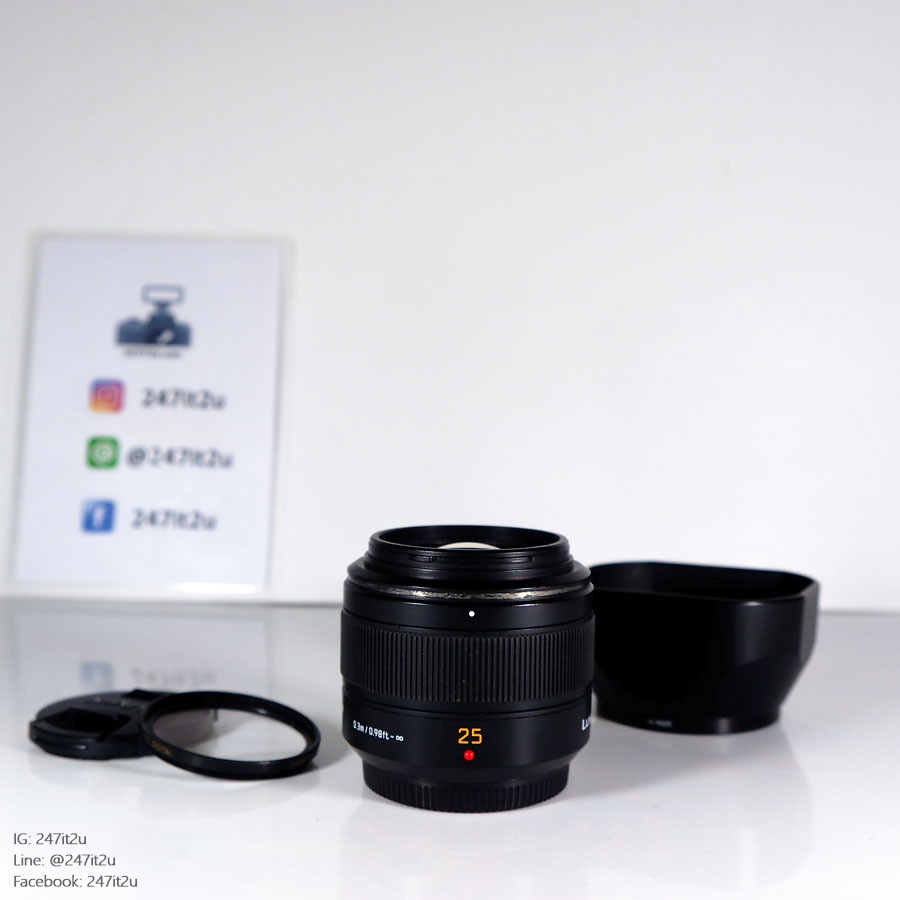 ขายเลนส์ Panasonic Leica DG Summilux 25mm f1.4 ASPH สีดำ