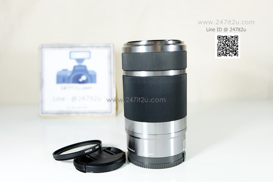 เลนส์ Sony 55-210mm f4.5-6.3 E-mount สี silver