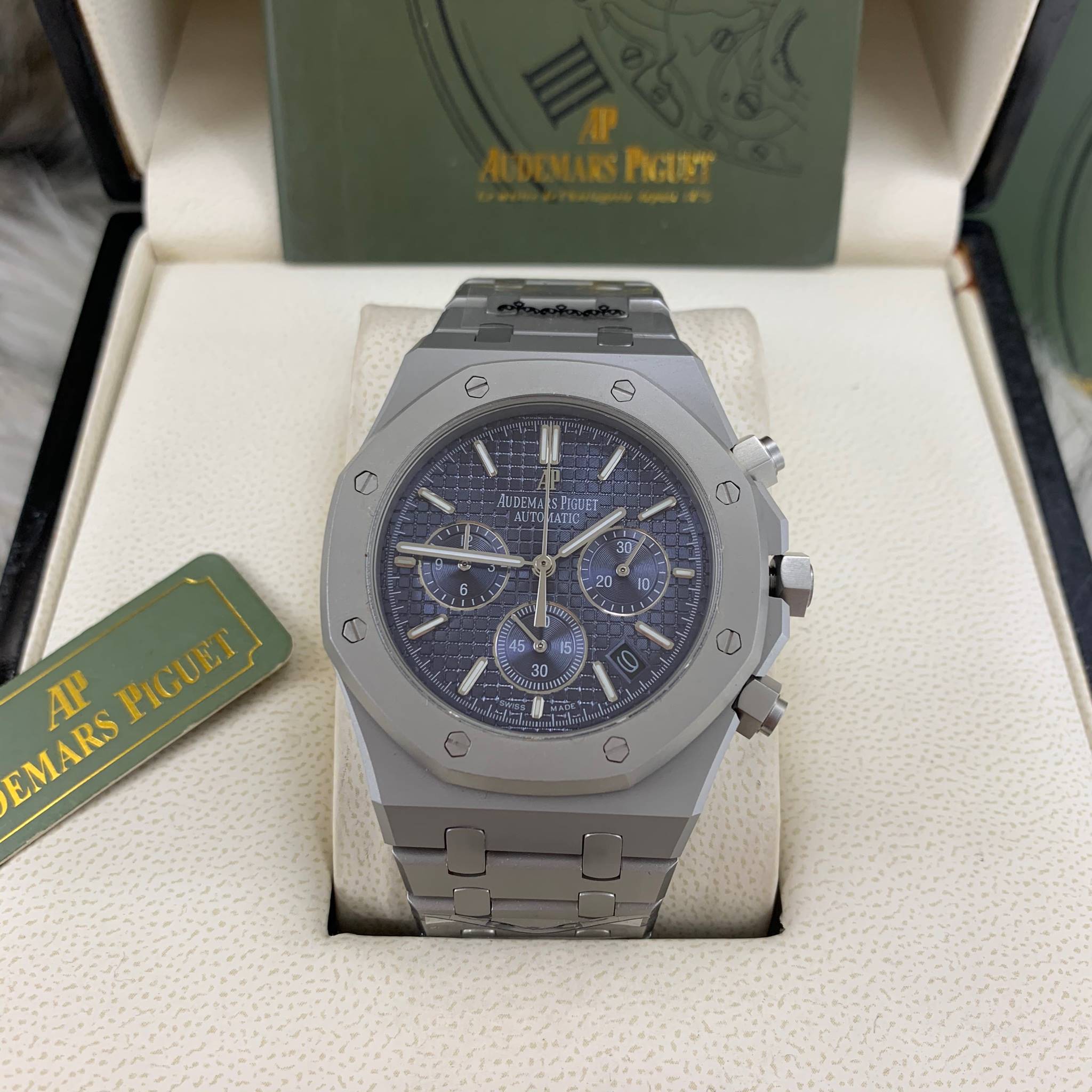นาฬิกา Audemars Piguet Royal Oak Offshore Chronograpp สี Titanium งาน Mirror Swiss