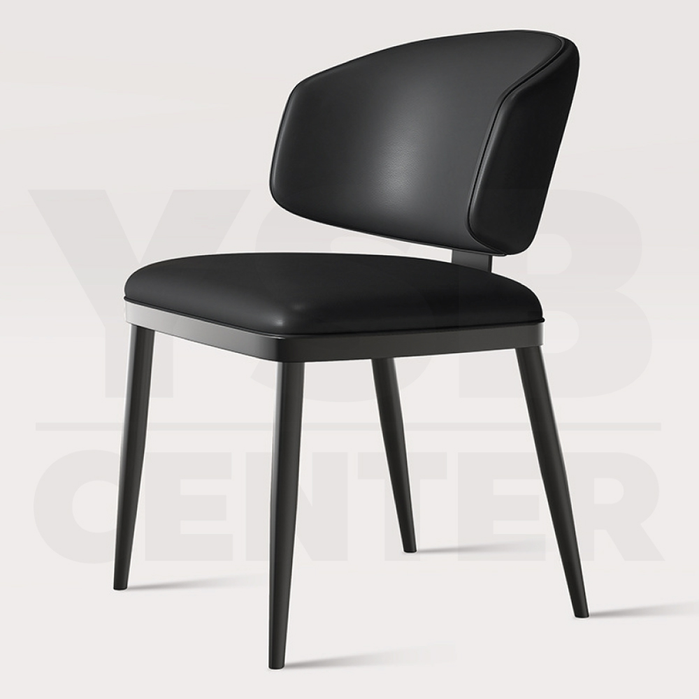 เก้าอี้ เบาะหนัง PU โครงสร้างเหล็กชุบสี YL0486 - YL0488