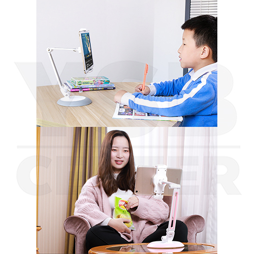 แท่นวางโทรศัพท์มือถือและแท็บเล็ต ที่วางโทรศัพท์มือถือ แบบตั้งโต๊ะ เหมาะสำหรับดูหนัง ฟังเพลง