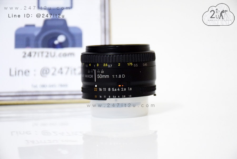 เลนส์ Nikon 50 mm f1.8D สีดำ