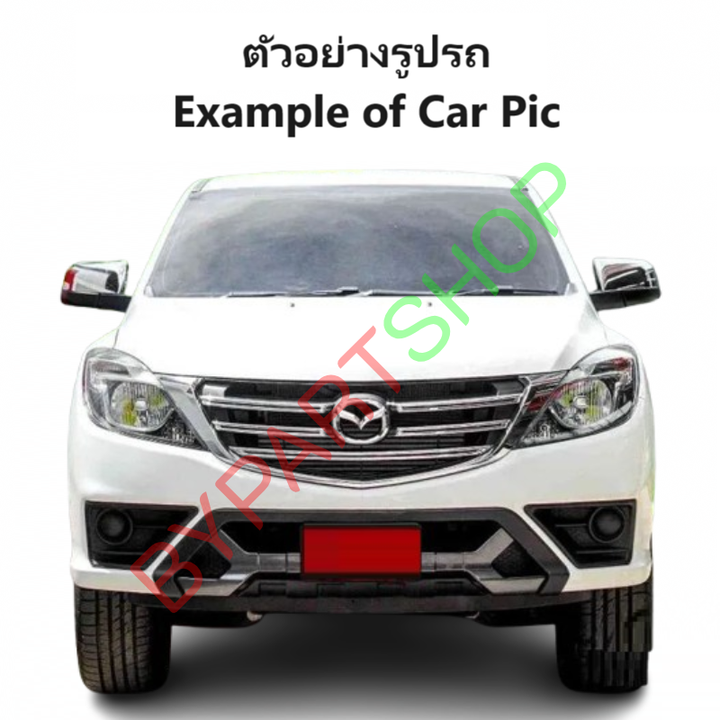 กันชนท้าย MAZDA BT50 PRO(บีที50 โปร)/THUNDER(บีทีโปร ธันเดอร์) สีดำ ทรงศูนย์ ปี2012-2020 (ครบชุด) (AC-449-002,RMP77)