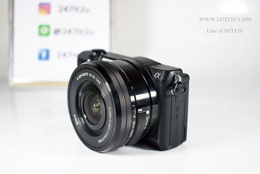 กล้อง Sony A5100 + lens 16-50mm สีดำ
