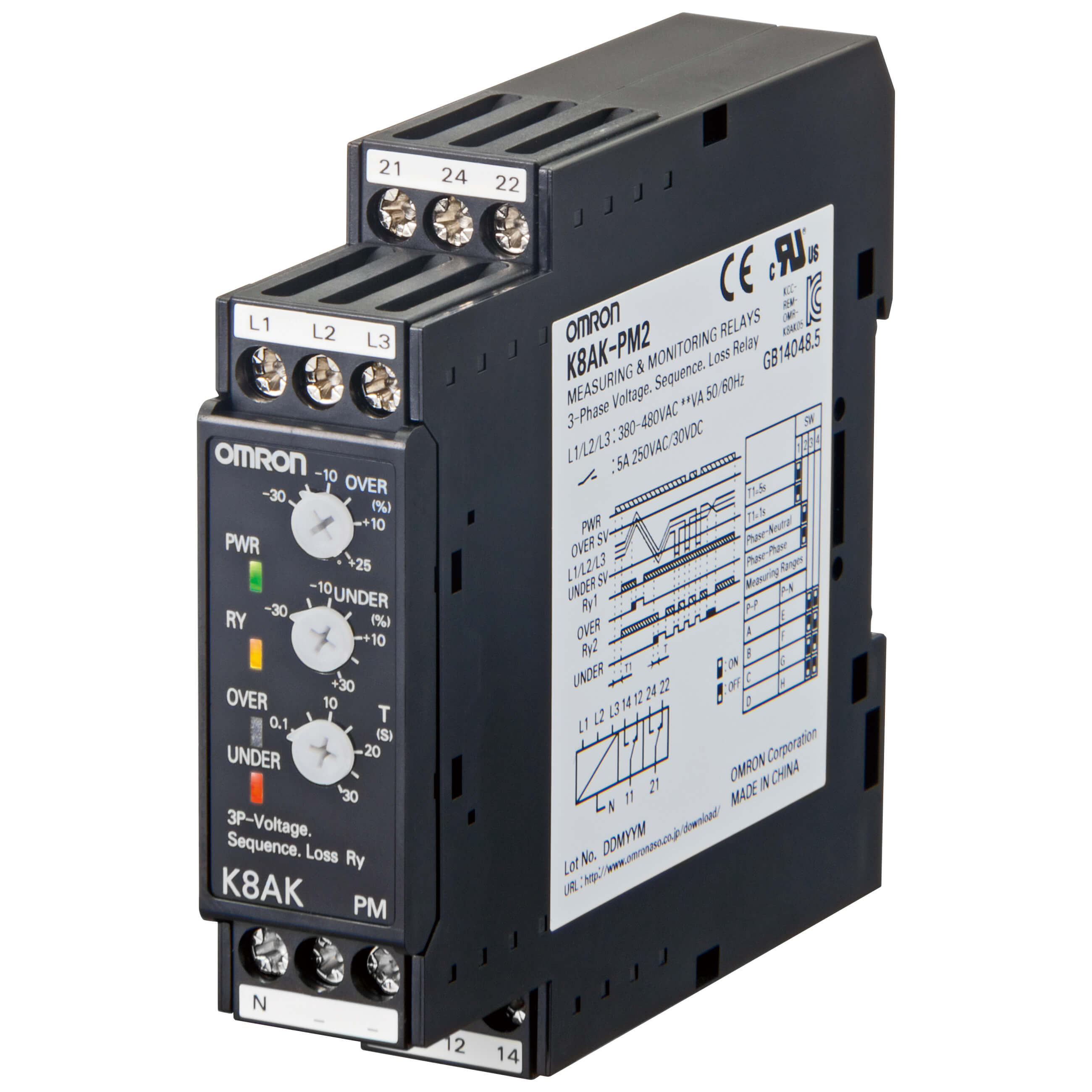 Omron Phase Monitoring Relay K8AK-PM2