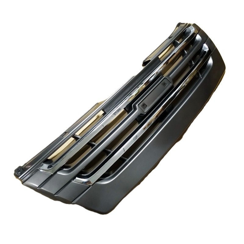 หน้ากระจัง ISUZU D-MAX(ดีแม็ก) 2WD สีเทา-ดำ+คาดโครเมียม ปี2005-2006 (งานไม่ทำสี) (รหัส:DMAX-05-SL-COMชุบ)