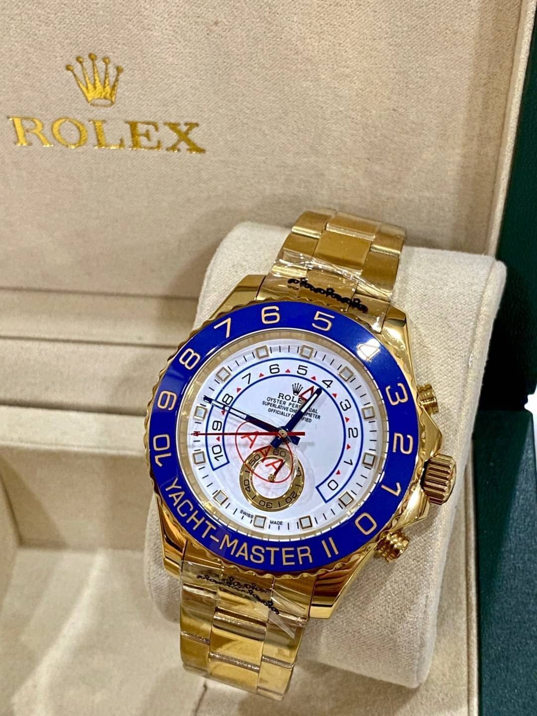 นาฬิกา Rolex รุ่น Yacht Master II Gold Mirror Swiss 44 mm.