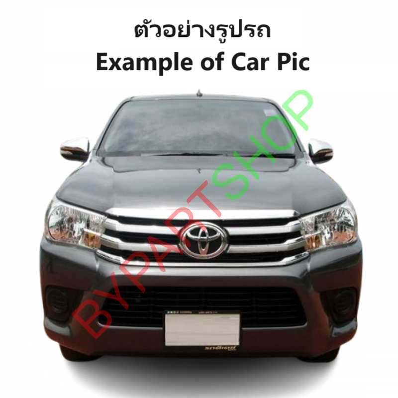 คิ้วฝากระโปรง TOYOTA REVO(รีโว่)/ROCCO(ร็อคโค่) ปี2015-2019 (ทรงห้างเข้ารูป 100%) -กรุณาเลือกสี-
