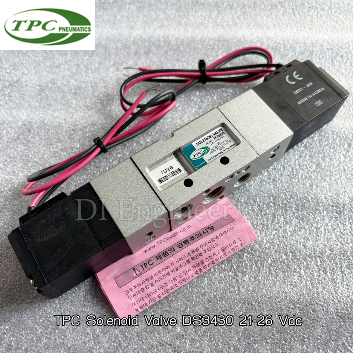 TPC Solenoid Valve DS3430 5/3 21-26VDC