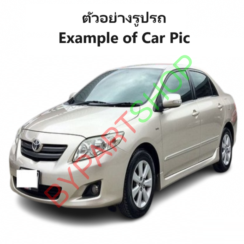 หน้ากระจัง TOYOTA ALTIS(อัลติส) รุ่นที่2 โฉมที่1 สีดำ ไม่มีโลโก้ ปี2008-2009 (รหัส:ALTIS'08 ดำ)