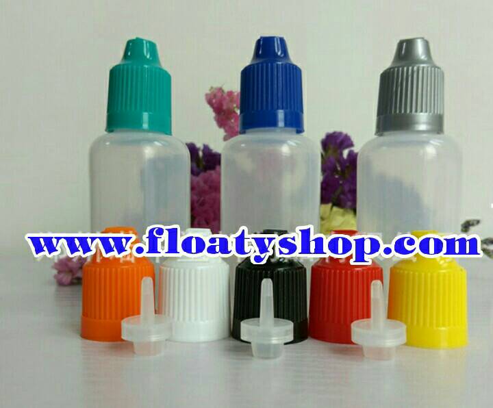 30ml PE ขวดหยดขาวขุ่น ฝาดับเบิ้ลล็อค