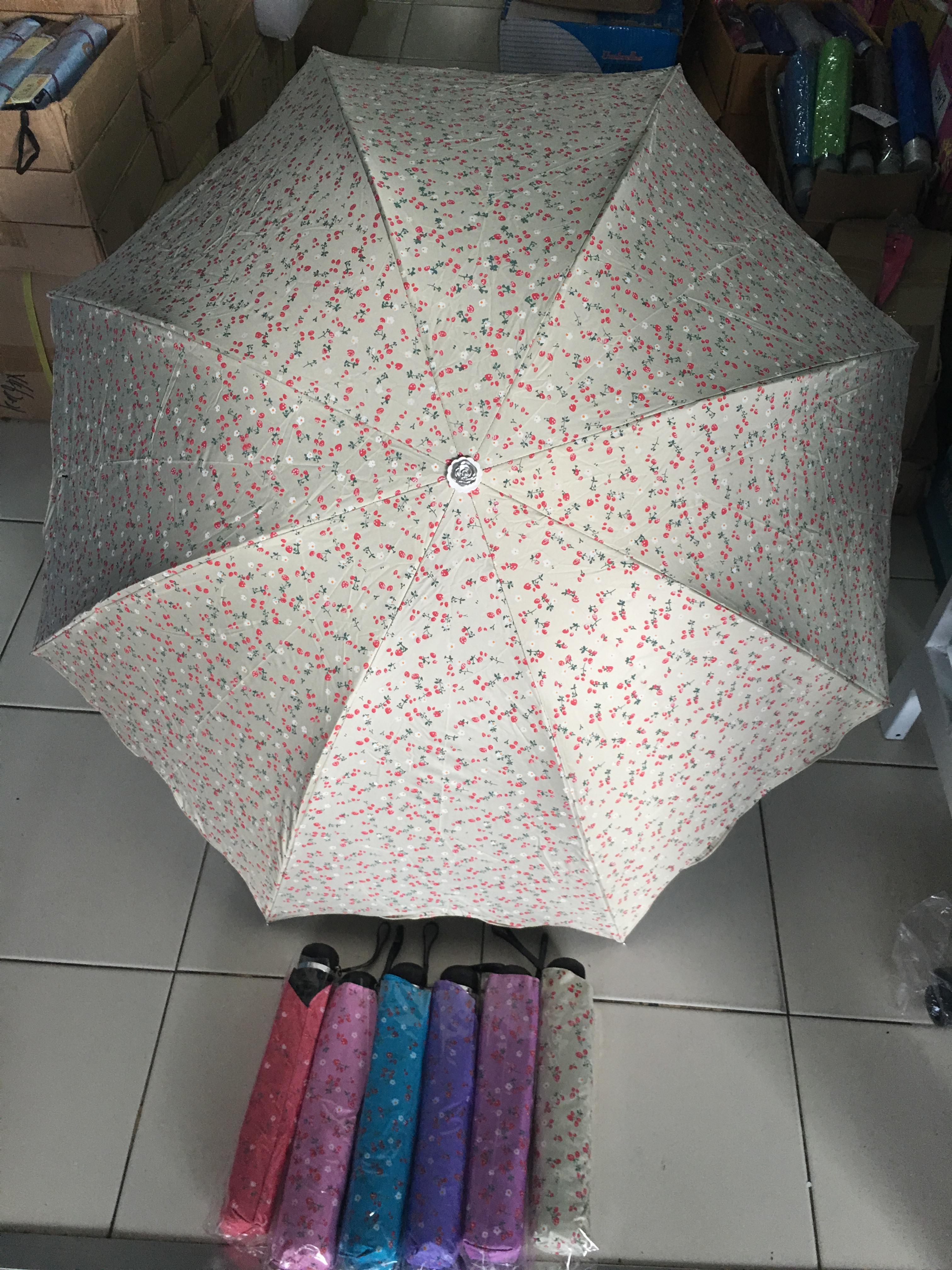 ร่มโค้งแฟชั่นยูวีดำ รหัส3417