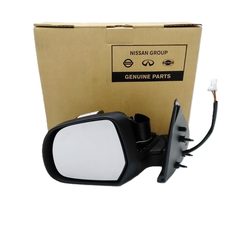 -แท้ศูนย์- กระจกมองข้าง NISSAN MARCH(มาร์ช) รุ่นปรับ+พับไฟฟ้า 5สาย ปี2010-2021 (ไม่รวมฝาครอบ) -ราคาต่อข้าง-