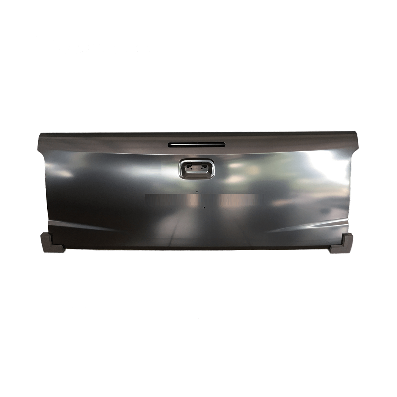 ฝาท้าย MITSUBISHI NEW TRITON(นิว ไทรทัน) รุ่นแคป/4ประตู เปิดกลาง มีรูไฟเบรค เหล็กดำ(หนาเทียบแท้ ไม่ทำสี) ปี2015-2020