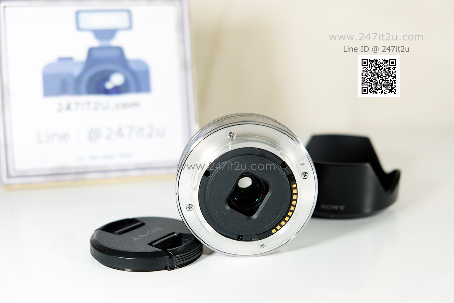 เลนส์ Sony 16mm f2.8 E-mount สี silver