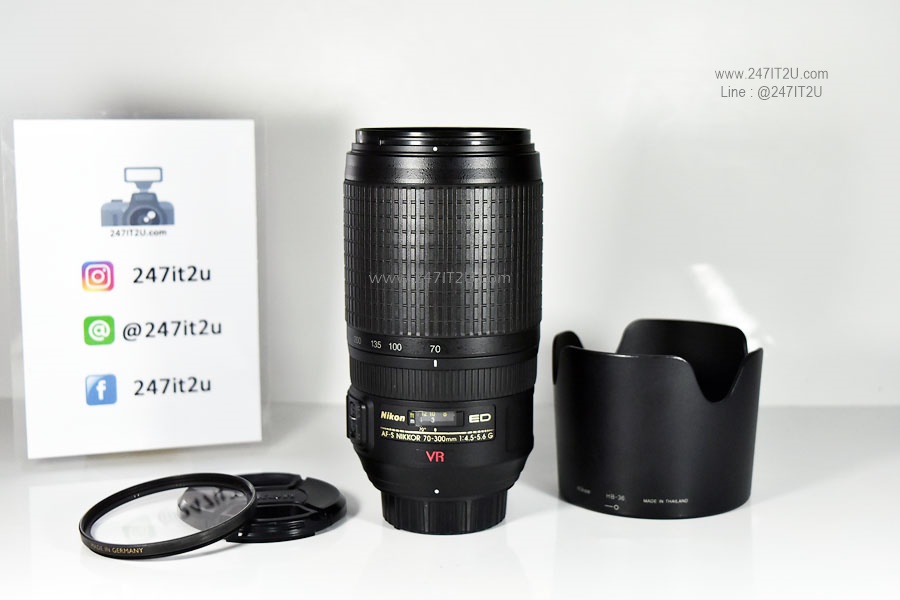 เลนส์ Nikon 70-300mm f4.5-5.6 G VR