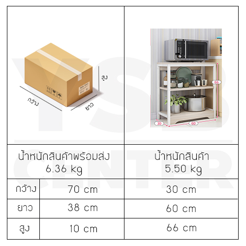 ชั้นวางของ ชั้นวางของในห้องครัว ชั้นวางไมโครเวฟ ชั้นวางอเนกประสงค์ ประหยัดพื้นที่