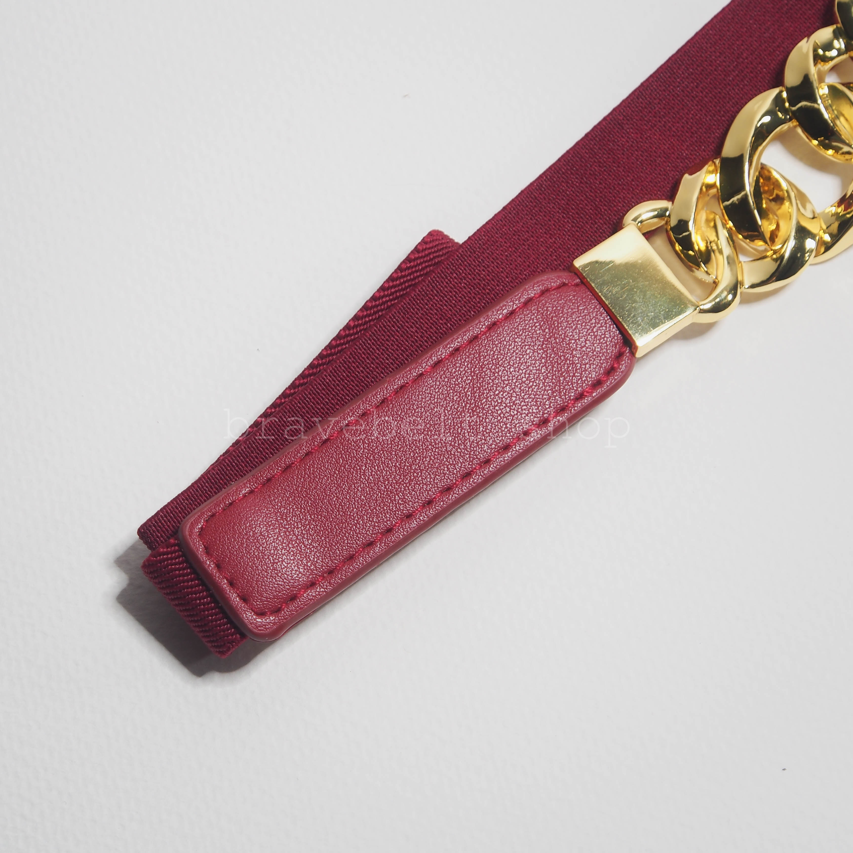 เข็มขัดยางยืดผู้หญิงเส้นเล็กน่ารัก ใส่กับชุดกระโปรงดูน่ารักมาก