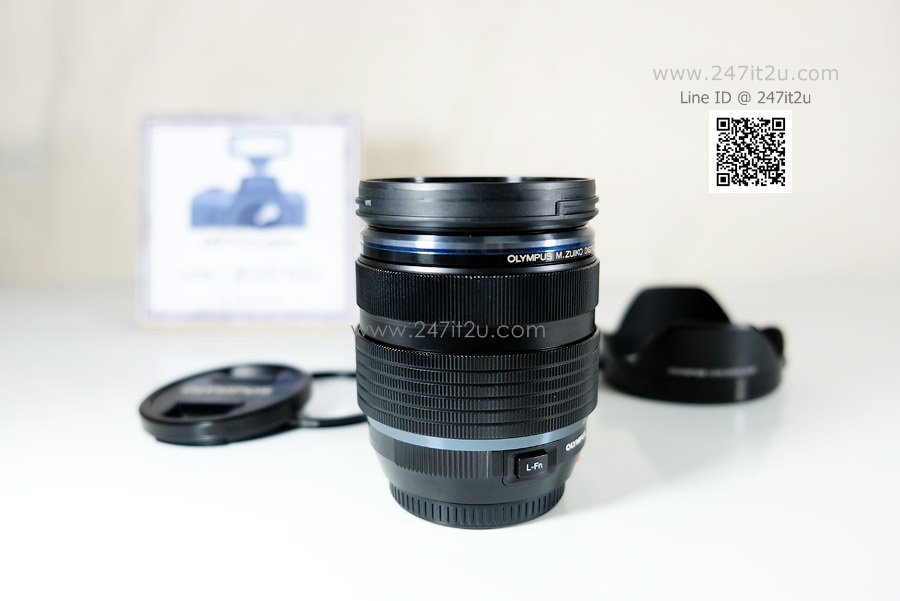 เลนส์ Olympus 12-40mm f2.8 pro สีดำยกกล่อง