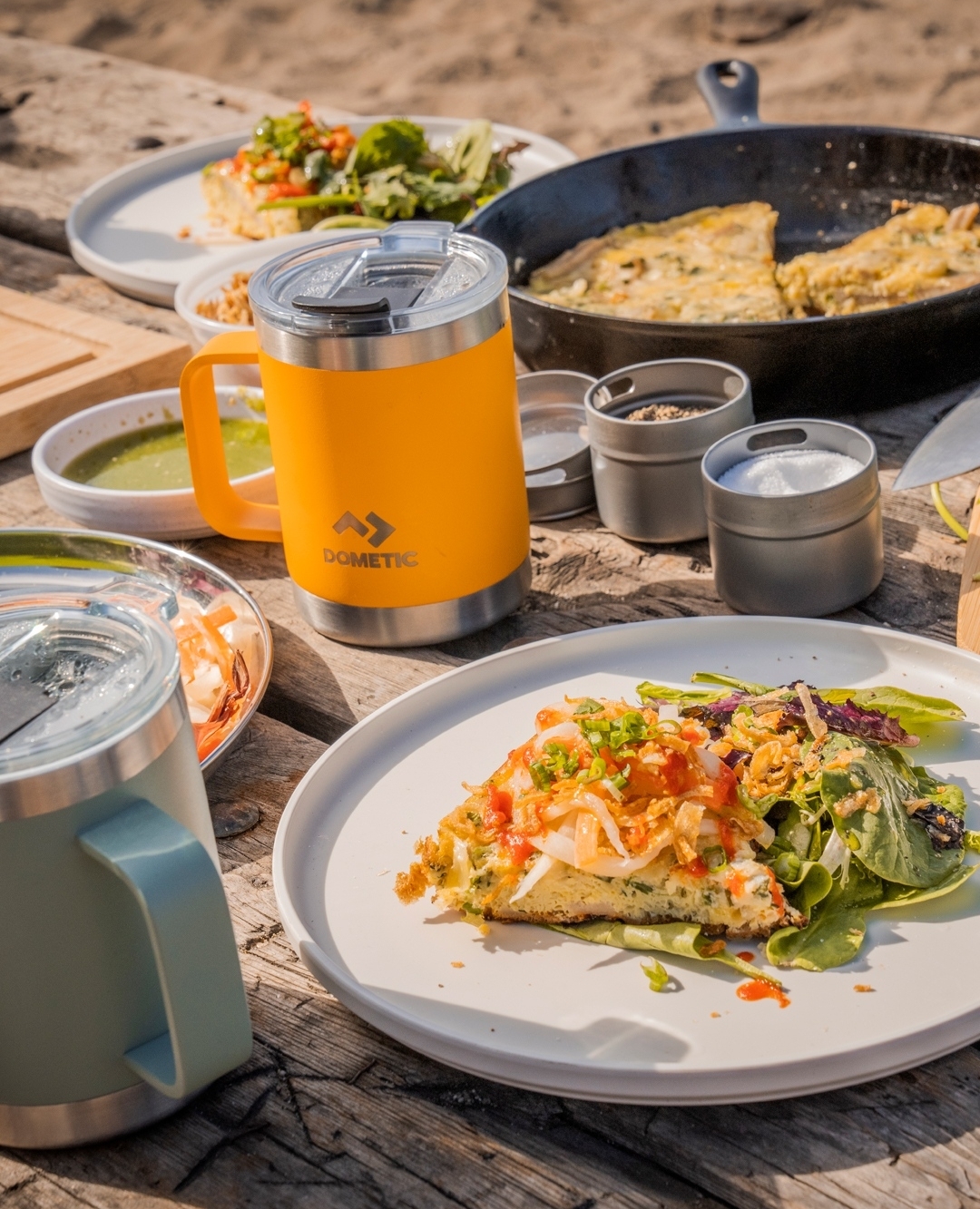 Dometic Thermo Mug สี Slate , 450 ml แก้วน้ำ เก็บความร้อน-เย็น ขนาด 450 มล.