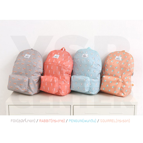 CASSA กระเป๋าเป้ กระเป๋าเดินทาง กระเป๋าสะพายพับเก็บได้ กระเป๋าผ้ากันน้ำ