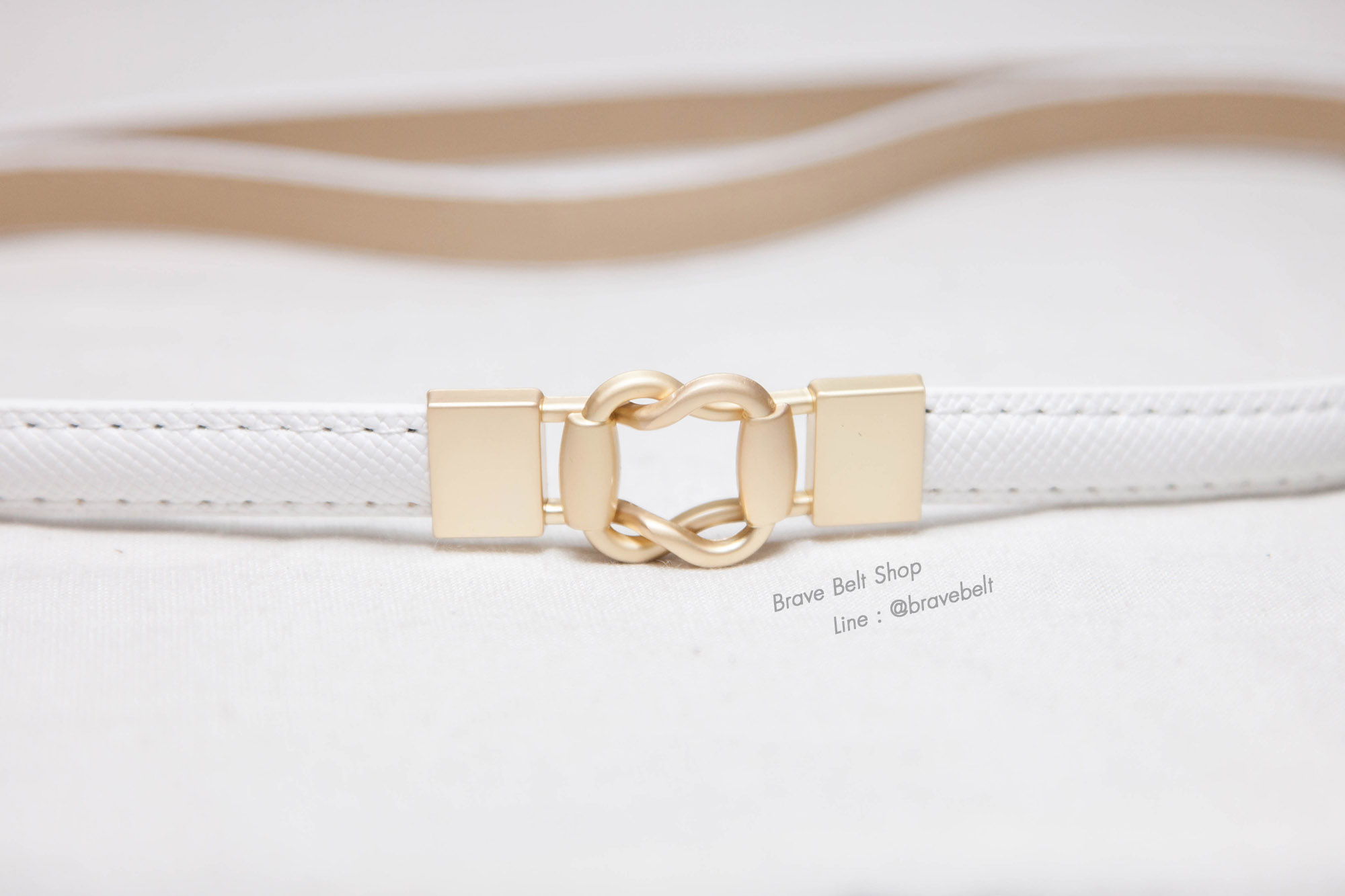 เข็มขัดฟรีไซต์ผู้หญิงหัวสีทองทรงสวย