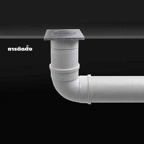 ฝาท่อ ฝาปิดบ่อเกรอะ ฝาปิดท่อส้วม สแตนเลส 304 กันกลิ่น กันแมลง ทรงสี่เหลี่ยม CM0070 - CM0078