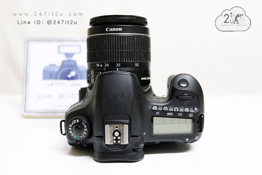 Canon 60D พร้อมเลนส์ 18-55mm f3.5-5.6 เครื่องศูนย์