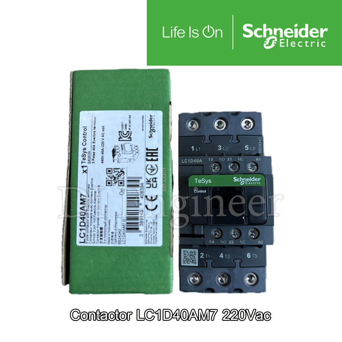 Schneider LC1D40AM7 220VAC