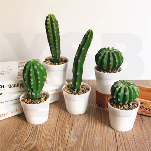 ต้นไม้ปลอม ต้นไม้แต่งบ้าน ดอกไม้พลาสติก ต้นไม้พลาสติก ดอกไม้ประดิษฐ์ (เซ็ต 3 ชิ้น) ขนาด 8.5x8.5x29 CM. รุ่น B57-CT3PC