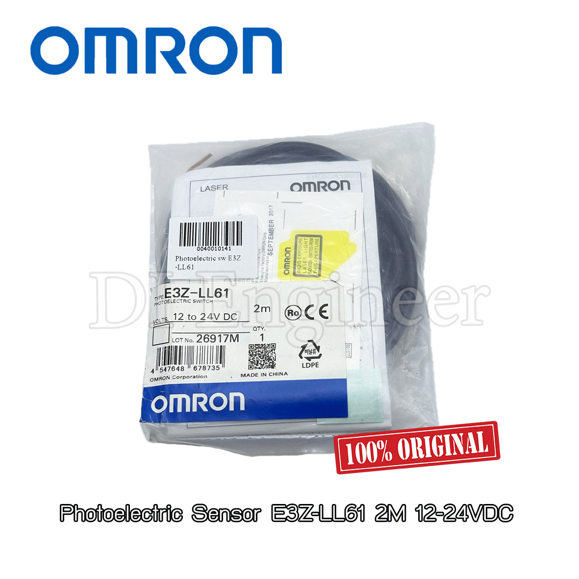 OMRON Photoelectric Sensor (laser) E3Z-LL61 2M