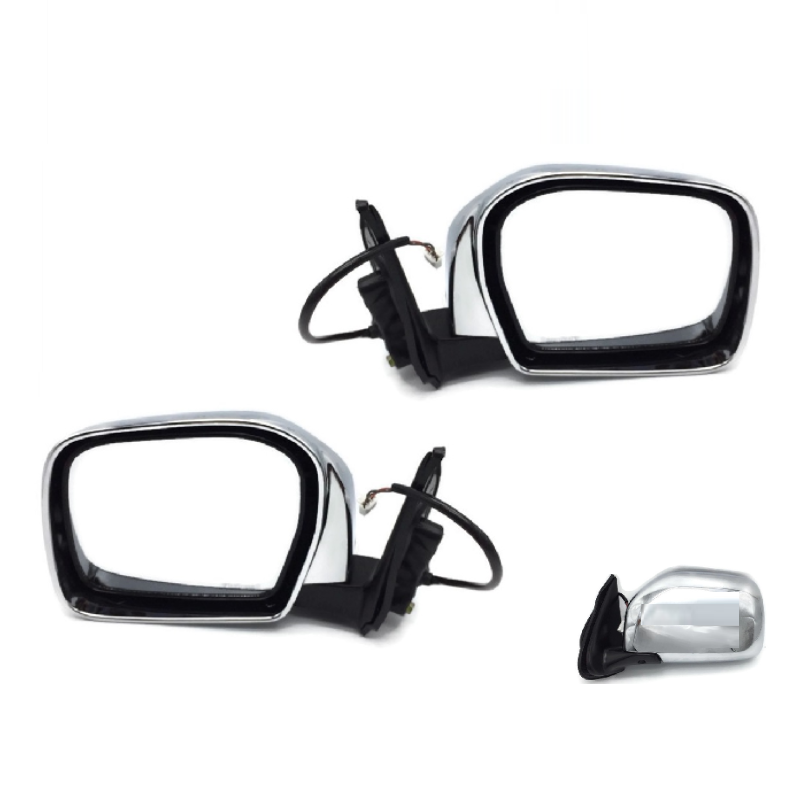 กระจกมองข้าง TOYOTA TIGER(ไทเกอร์)/D4D(ดีโฟร์ดี) รุ่นปรับเลนส์ไฟฟ้า 3สาย ชุบโครเมียม ปี1998-2004 -กรุณา เลือกข้าง-