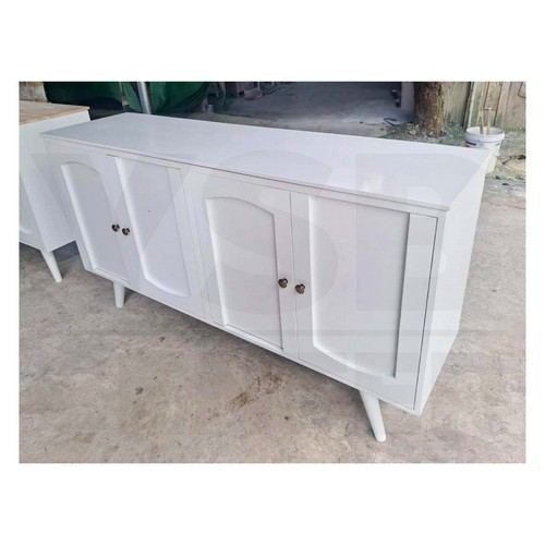 ชั้นวางของ ตู้ใส่ของ ชั้นวางสไตล์มินิมอล (ไม่ต้องประกอบ) 4 ประตูจุของได้เยอะ