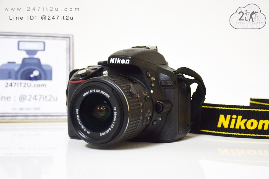 กล้อง Nikon D5300 + เลนส์ 18-55 mm f3.5-5.6 G II