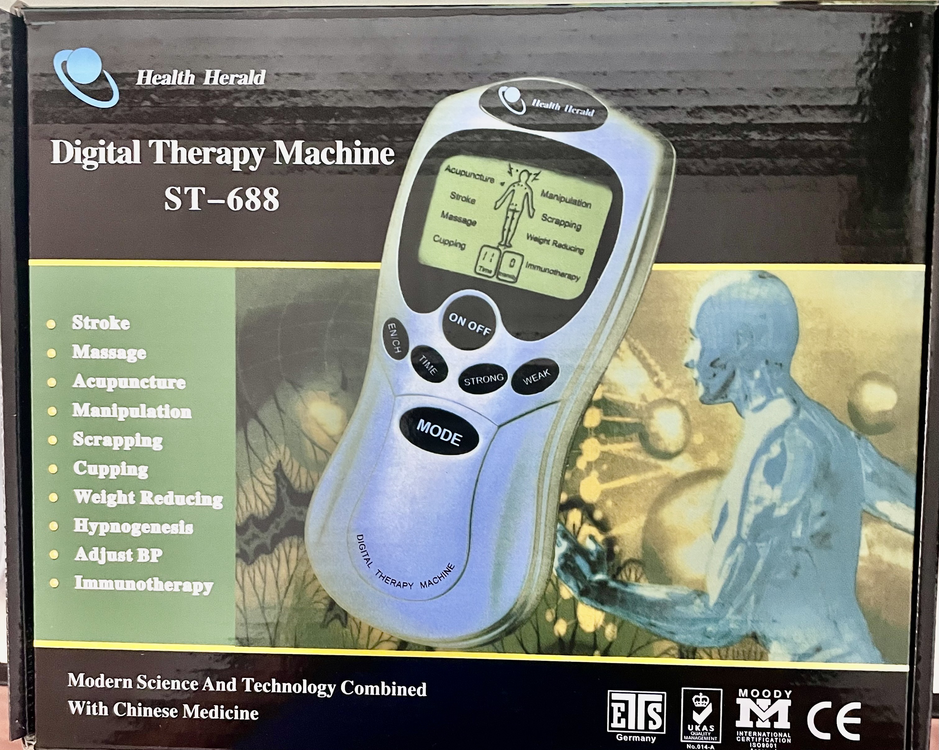 Digital Therapy Machin ST-688 พร้อมชาร์จแบตเตอร์รี่ในตัว