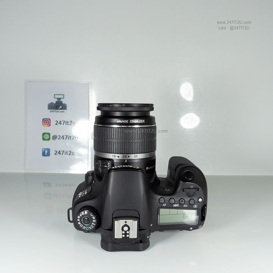 กล้อง Canon 60D +เลนส์18-55mm แถมกระเป๋า