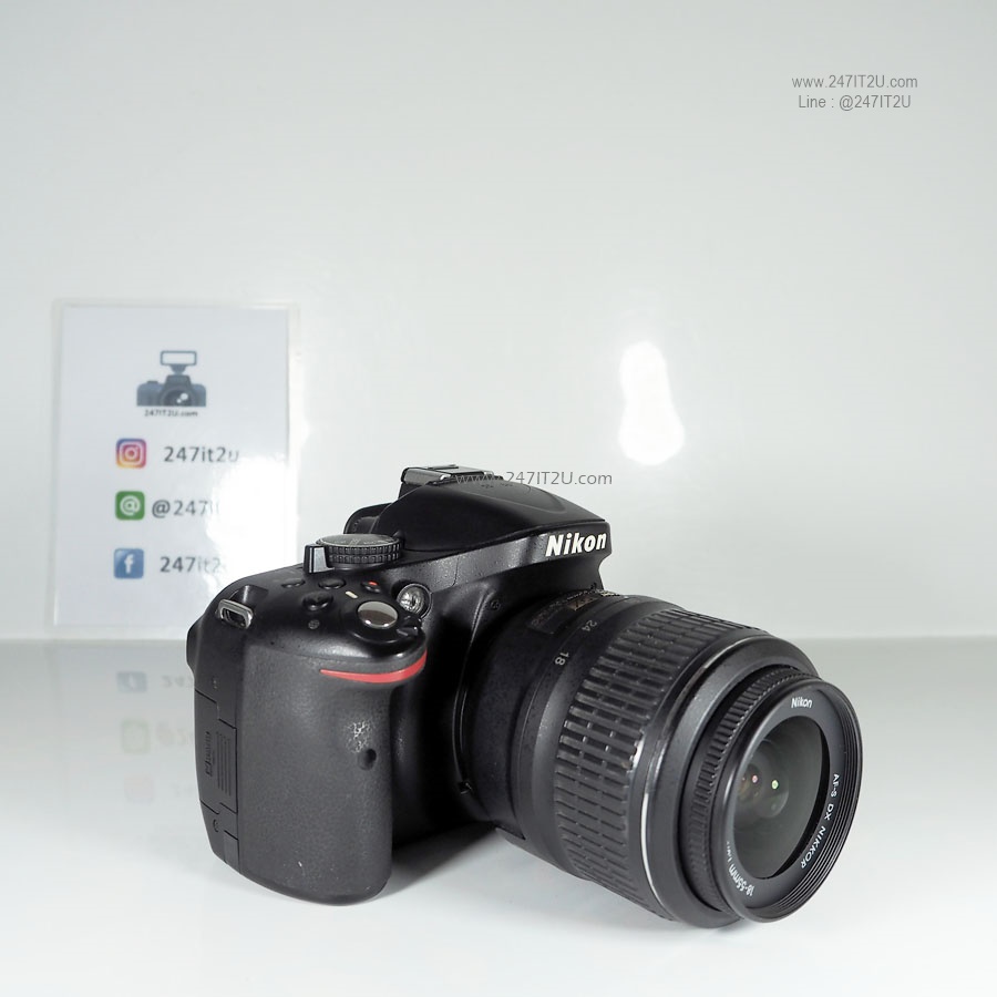 กล้อง Nikon D5200 +เลนส์18-55mm ชัตเตอร์ 30K