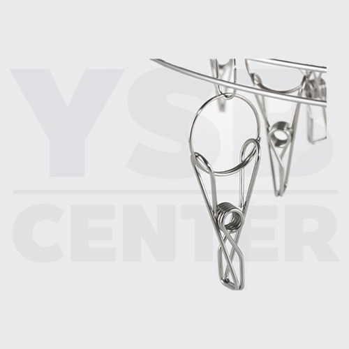 ห่วงตากผ้าสแตนเลสแบบกลม 32 ตัวหนีบ รุ่น CB0018-CR-32