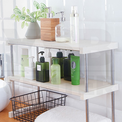 CASSA ชั้นวางของ ชั้นคร่อมไมโครเวฟ ชั้นวางของพลาสติก ชั้นวางของพลาสติกอเนกประสงค์