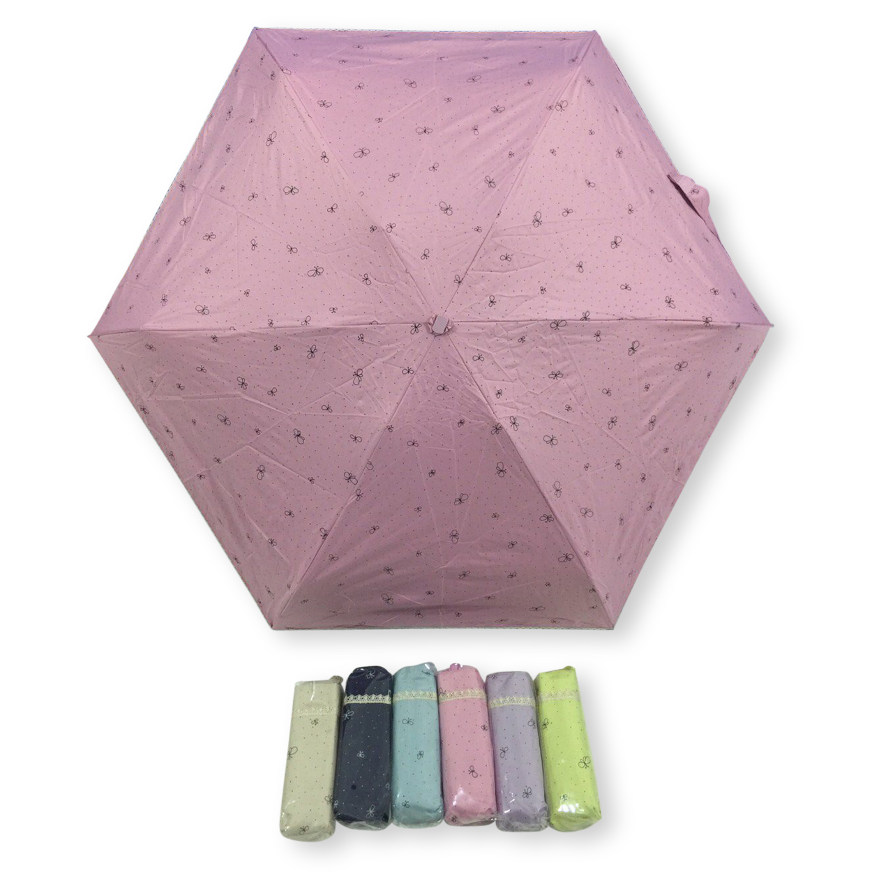 ร่มGBU5ตอนรหัส GM292ยูวีสีดำ