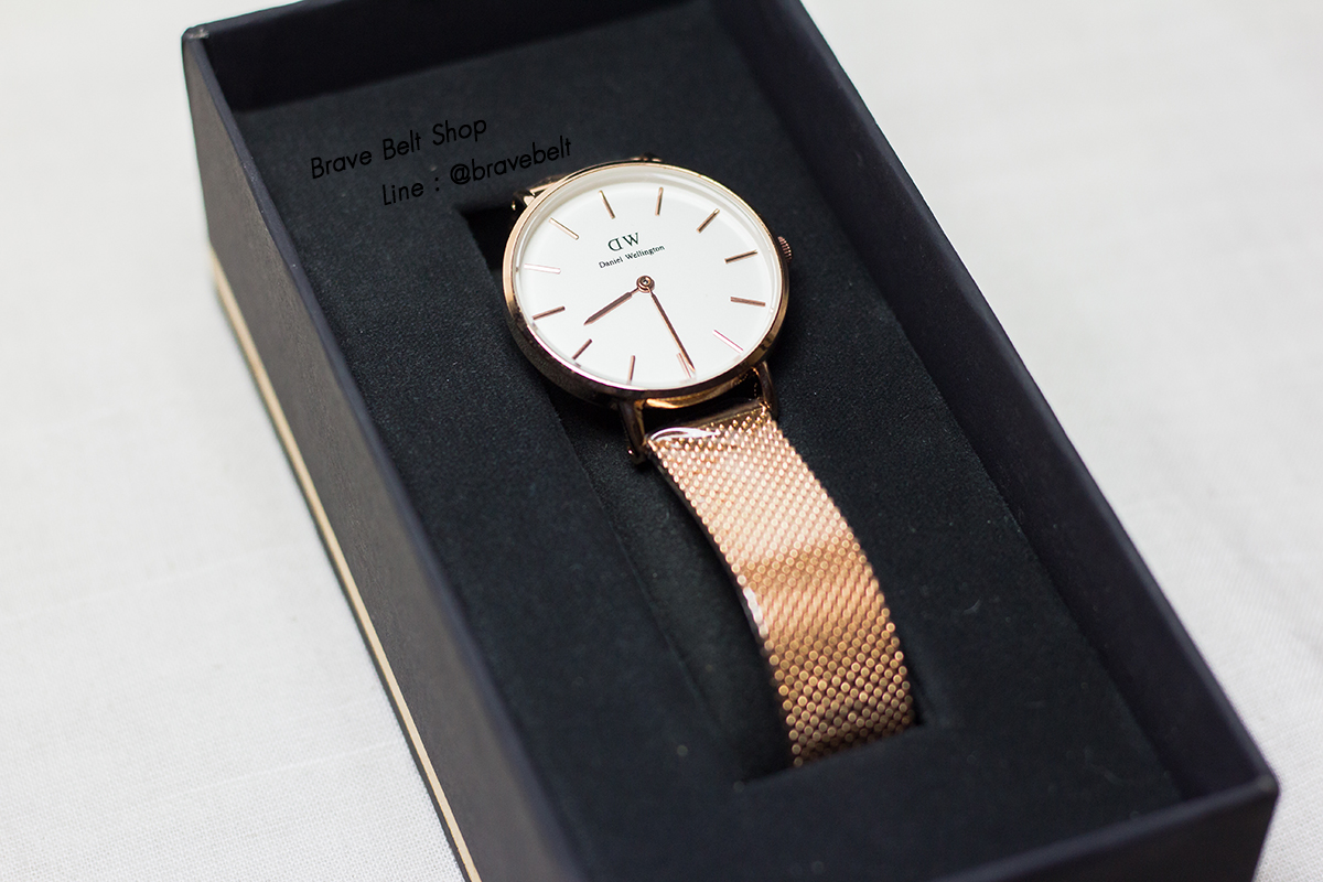 Daniel Wellington Top mirror สายสแตนเลส สีทอง