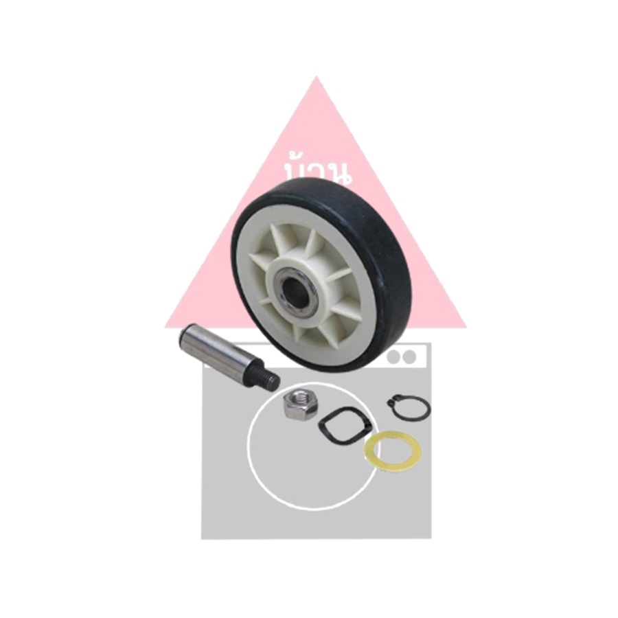 Dryer Drum Support Roller ลูกกลิ้ง ลูกล้อประคองถังเครื่องอบผ้า สำหรับเครื่องอบผ้า GE / Maytag / Speed Queen